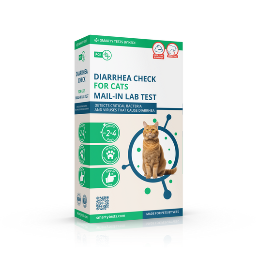 Kedi Labs Cat Diarrhea Test Kit for detecting bacteria and viruses in cats
