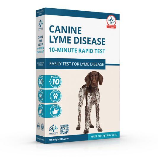 Smarty Tests Canine Lyme Disease 10-Minute Rapid Test for dogs to easily detect Lyme disease
